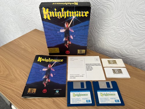 Amiga Mindscape Knightmare 1991 Game - Boxed & Working -👽👾Retro Gift Idea👾👽 - Afbeelding 8 van 24