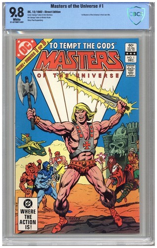 Masters of the Universe  # 1  CBCS  9.8  NMMT  White pgs  12/82  1st Masters of 