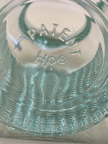 Green Embossed Anchor glass Luminary- Home decor - Nautical - Picture 8 of 8