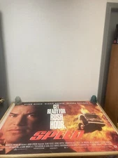 Speed Get Ready For Rush Hour Keanu Reeves 1994 Movie Promo Poster 34x44