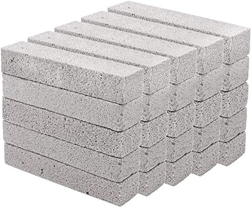 25 Pieces Pumice Stone Toilet Bowl Cleaner, Pumice Scouring Stick Remove Hard Wa