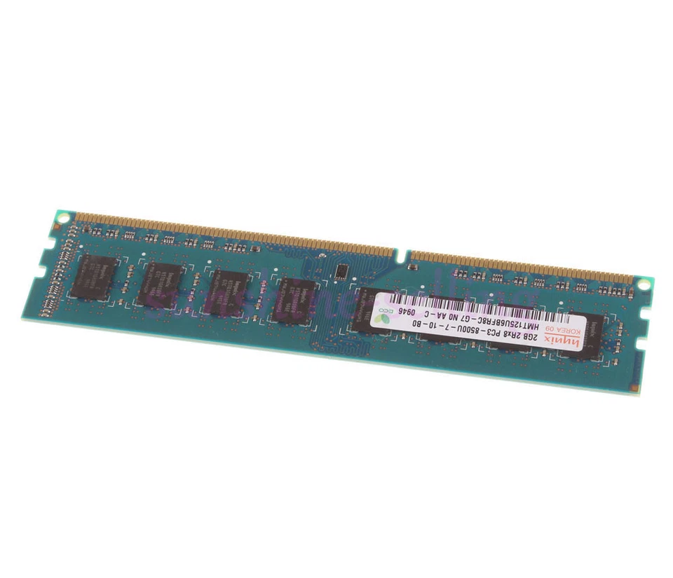 Hynix 4GB 2X 2GB DDR3 2RX8 PC3-8500U 1066MHz 240PIN Desktop memory RAM DIMM CL7 - Image 4 of 4