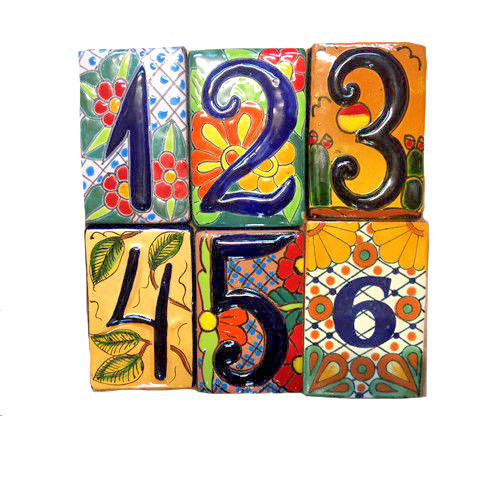 Spanish Tile House Number EBay