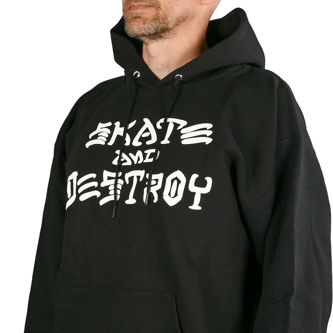 Thrasher Skate And Destroy Pullover Hoodie - Black | eBay