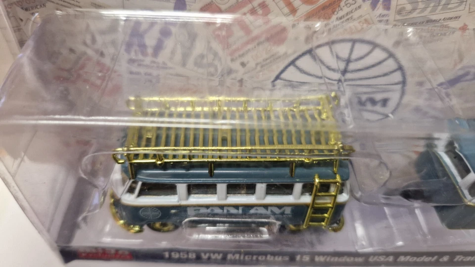 M2 Machines Pan Am 1958 Volkswagen Microbus 15 Window Usa  Chase 250 pcs  (C12) - Photo 4/4