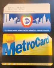 Tarjeta Metro Apple MTA de Nueva York. Edición extremadamente rara y muy limitada. GEM Mint 1998