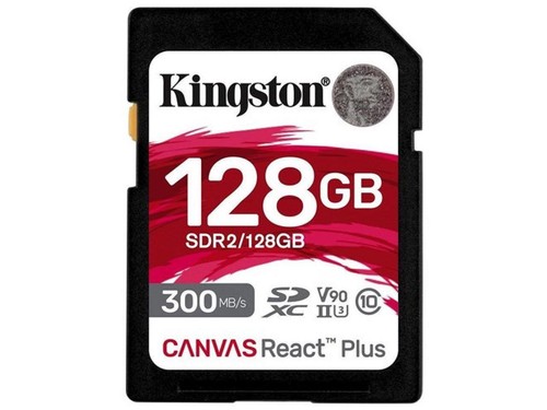 Flash Kingston Canvas React Plus 128 Go sécurisé numérique capacité étendue (SDXC) C - Photo 11 sur 12