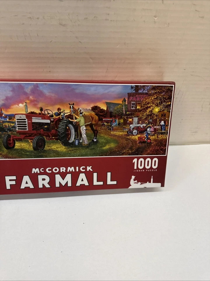 Rompecabezas Farmall 1000 Piezas 13X39 Panorámico Rojo Tractores Ecológicos Foto 3 de 3