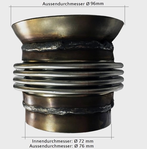 Flexrohr Kompensator DPF Partikelfilter Mercedes Sprinter 906 + Montage Trichter - Bild 4 von 5