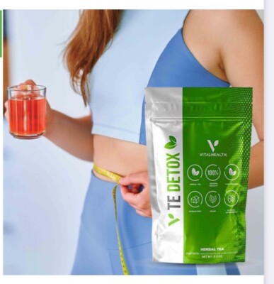 TE DETOX by Vitalhealth - Herbal Detox Drink 1 Pack Makes 1 Gallon