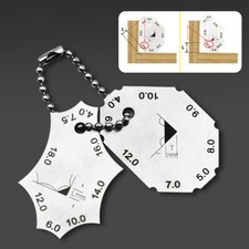 Fillet Welding Gauge Ruler Weld Gage Joint Throat Depth Tee Two-piece AF Length