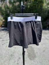 Adidas Skirt Womens Medium Black Tennis Lined...