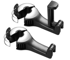 2 in 1 Car Seat Hooks for Purses and Bags with Phone Holder  Automative Headrest