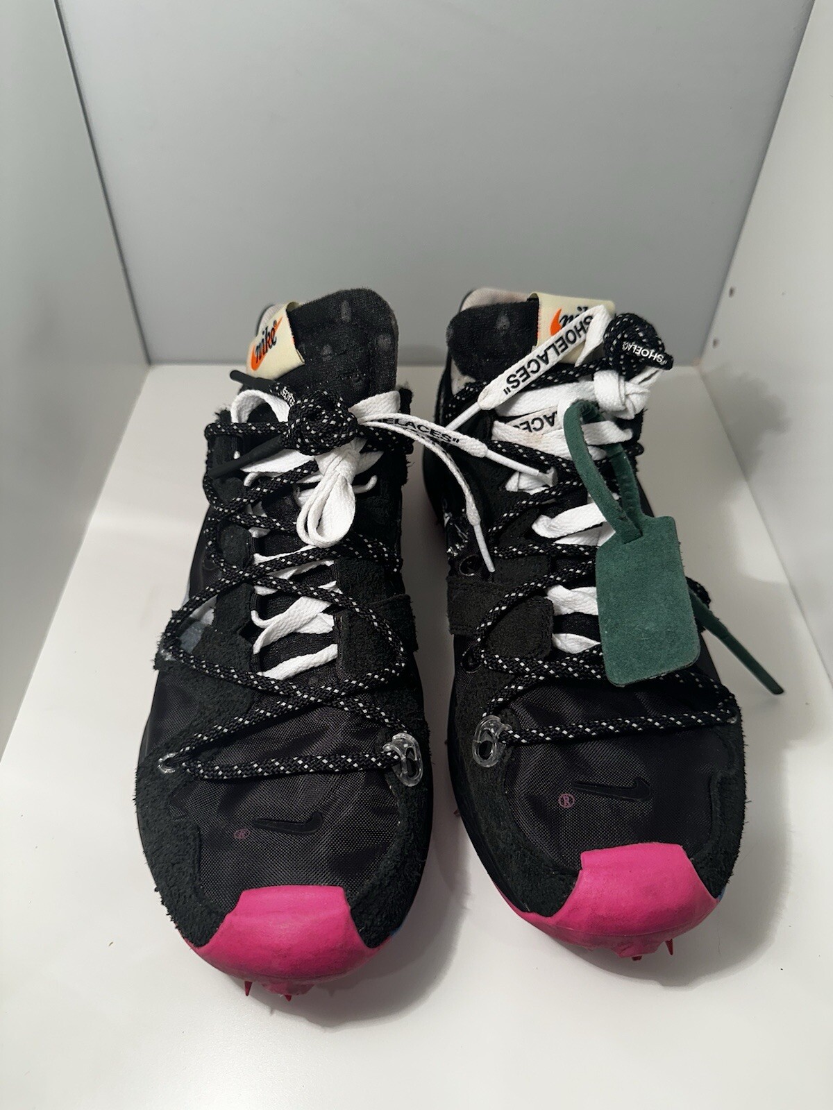 OFF WHITE X NIKE Taglia 15 5 Nike Air Zoom Terra Kiger 5 x OFF WHITE Atleta in corso Nero