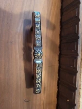  Vintage Mid Century Ajax Zodiac Symbols Drawer Pull Cabinet Handles Brass Gold