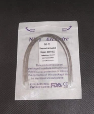 Dental Orthodontic Thermal Activated NITI Arch Wires Rectangular Ovoid Form