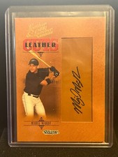 Miguel Negron 2005 Leather & Lumber Leather Cuts Auto #57/256 - Blue Jays