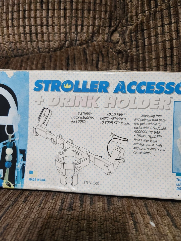 Винтажная детская коляска Prince Lionheart аксессуар бар держатель для напитков сделано в США  - Изображение 2 из 4