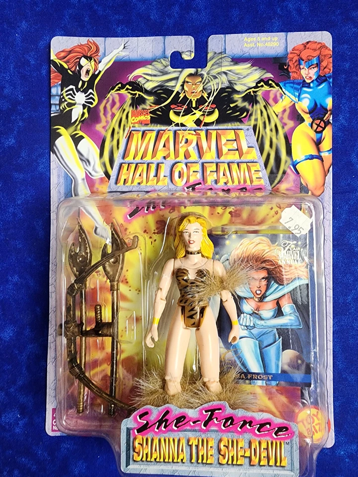 ToyBiz 1997 Marvel Salón de la Fama She-Force Viper Shanna Silver Fox Figura Lote 3 Foto 4 de 4