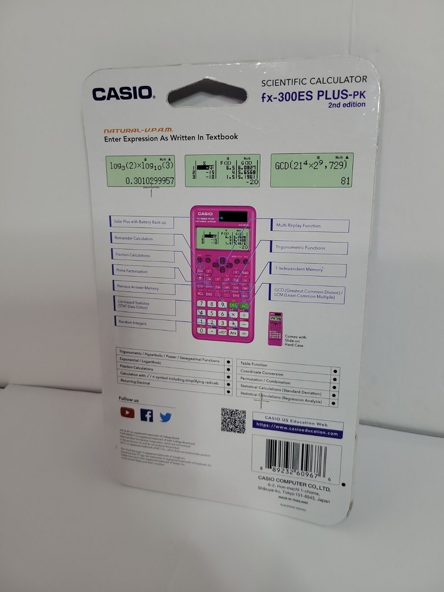 casio fx 300es plus pk