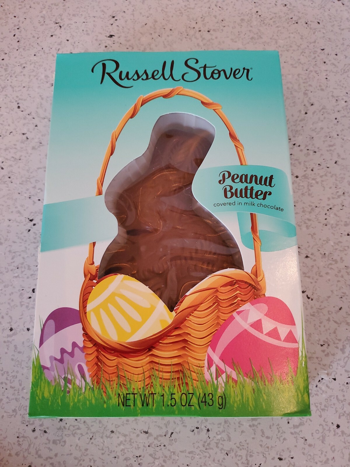 Russell Stover Peanut Butter Chocolate Bunny Rabbit 1.5oz eBay
