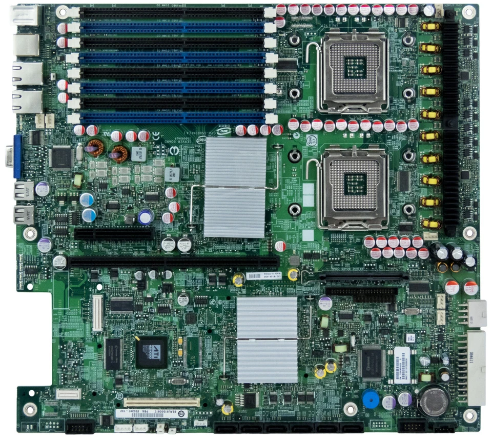 Intel S5000XALR 2x LGA771 8x DDR2 6x SATA E50387-102 - Image 2 of 2
