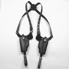 Tactical Concealed Double Shoulder Holster Underarm Black Double Gun Hols Black