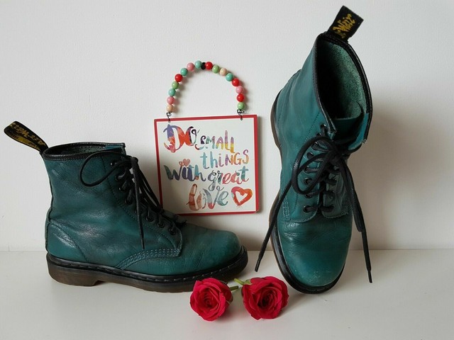 teal ankle boots uk