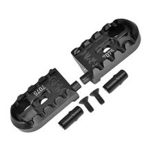 NEW GPM Aluminum 7075-T6 Motorcycle Foot Pegs Set Black for Losi 1/4 Promoto-MX