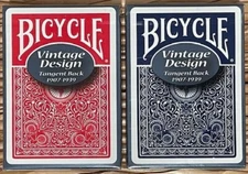 Bicycle Tangent Back Ohio printed playing cards (2 decks)