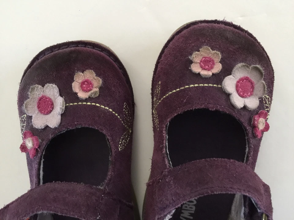 Gymboree Royal Gardens Mary Jane Girls Purple Dress Shoes Size 5 Vintage - Image 2 of 4