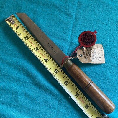 Vintage Mannos Mann & Federlein Chef s  Utility Knife Solingen 1940 s 5  Blade