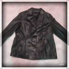 Vintage Wilson's Pelle Studio Women's Black Leather Jacket Size 2x New!