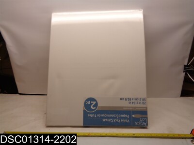 QTY=4 (2 Packs of 2) 10473164 Artist's Loft 20'' X 24'' Canvas
