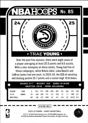 2024-25 Panini NBA Hoops Blue - Pick Card, Complete Your Set - Picture 14 of 32