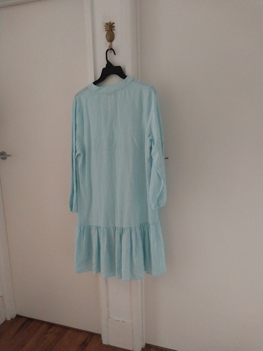MADE IN ITALY ITALIAN LINEN DRESS RIDLEY | eBay Australia