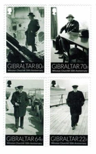 Gibraltar 2015 - Winston Churchill - Set of 4 Stamps - Scott #1504-7 - MNH