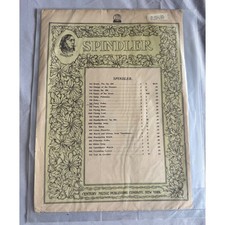 Vintage Fritz Spindler Sheet Music Century Music Publishing Co New York S309