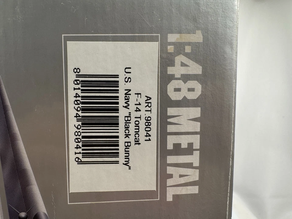 Franklin Mint Armour B11B237 F-14 TOMCAT Black Bunny 1:48 Marina de los Estados Unidos Foto 4 de 4