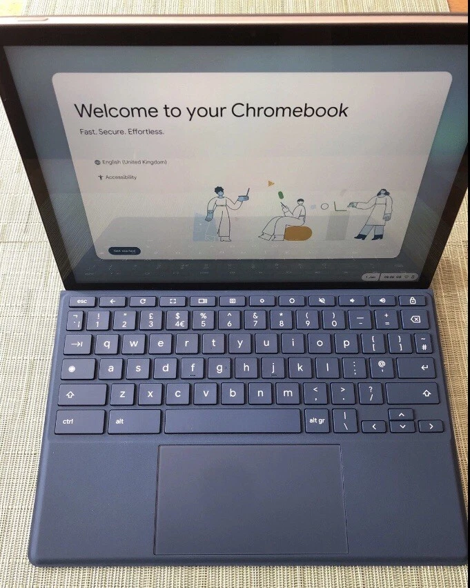 HP X2 11” Chromebook 8x Core Snapdragon Processor, Hp 11-0502na WiFi version - Image 3 of 4