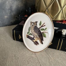 Small Oval Ceramic Owl Plaque - Studio Szeiler, Wizarding Wall Gallery