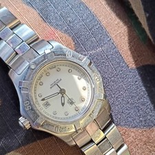 TAG Heuer Professional Women's Quartz 200m White Dial Diamond Date SS