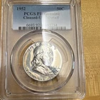 1952 Franklin Half Dollar PCGS Genuine Cleaned UNC Detail Proof 50C
