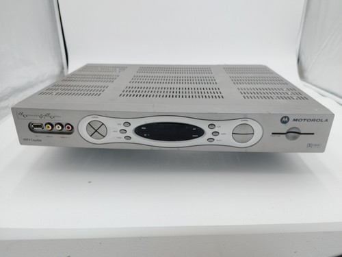 Good Condition Motorola DCT6200/2005 HDTV Cable Set Top Box Silver Power Tested