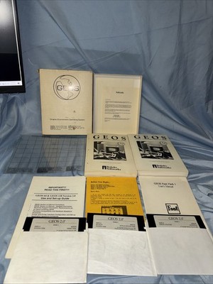 GEOS 128 v.2.0 Commodore Computer Graphic Operating System Software 1989