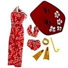 Vintage 1971 Barbie Get-Up ‘N Go Beachwear Set #7842 Mattel Mod Era Accessories