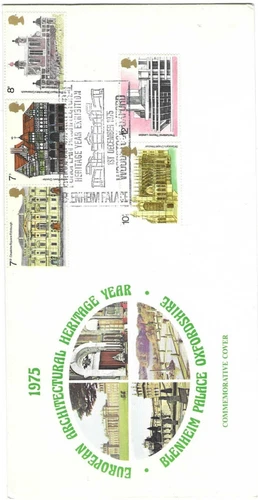 Misc GB Comm/FDC -Europpean Architecture Heritage Year 1975 (Misc209)