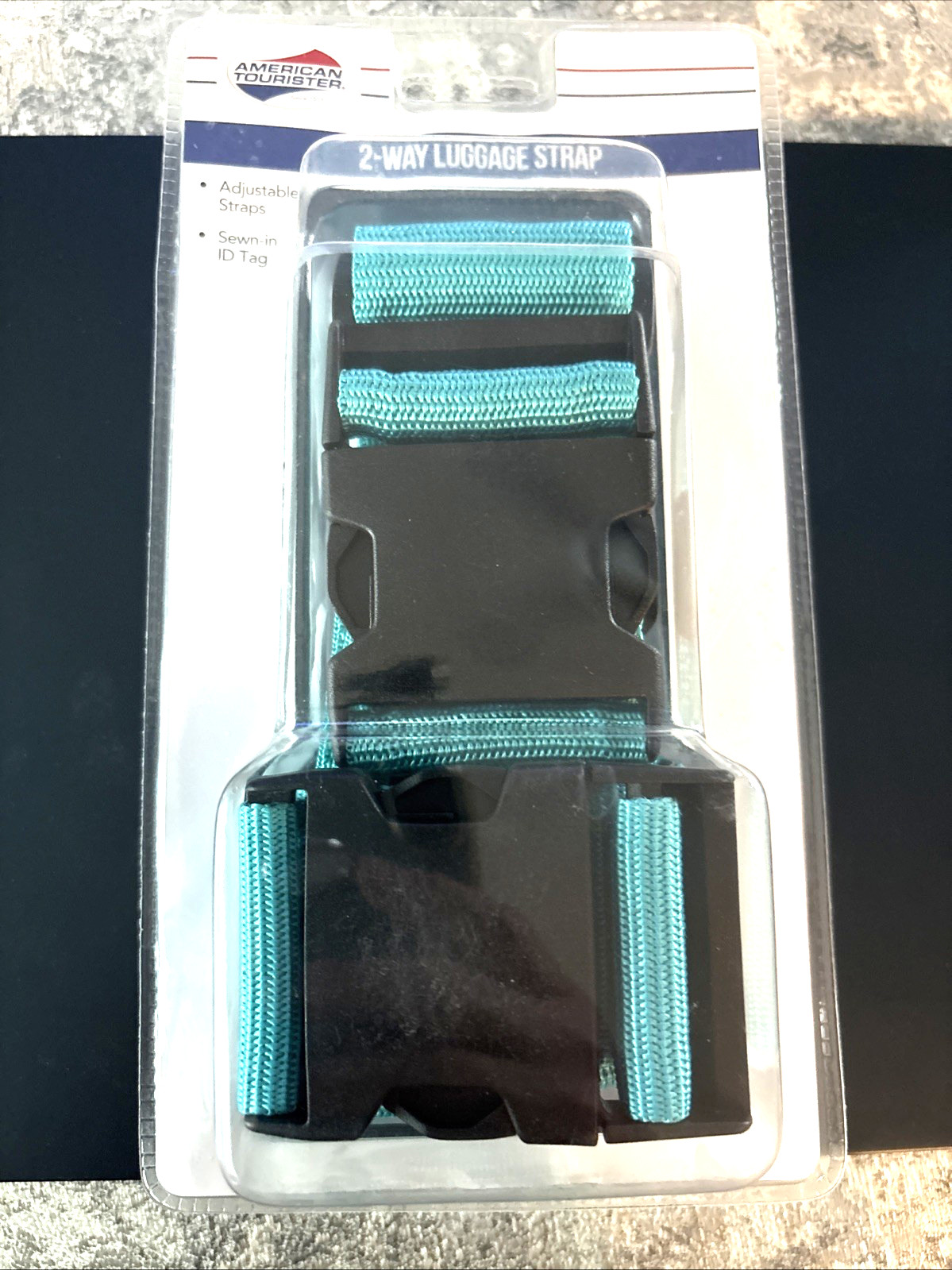 Adjustable Strap Blue Fits Suitcases Up To 74" New