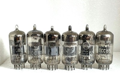6 x tubes ECC85 6AQ8 Valvo Philips untestet | eBay