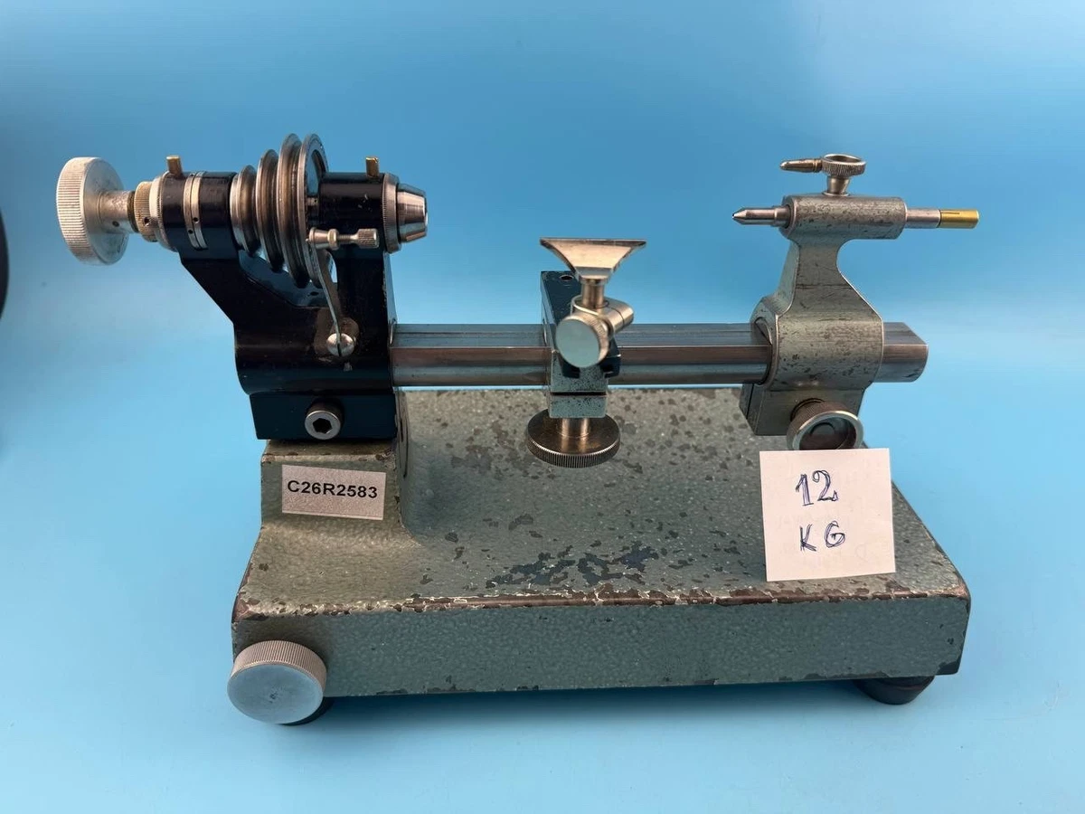Watchmakers Andra 8mm Lathe with Heavy Stand Germany
